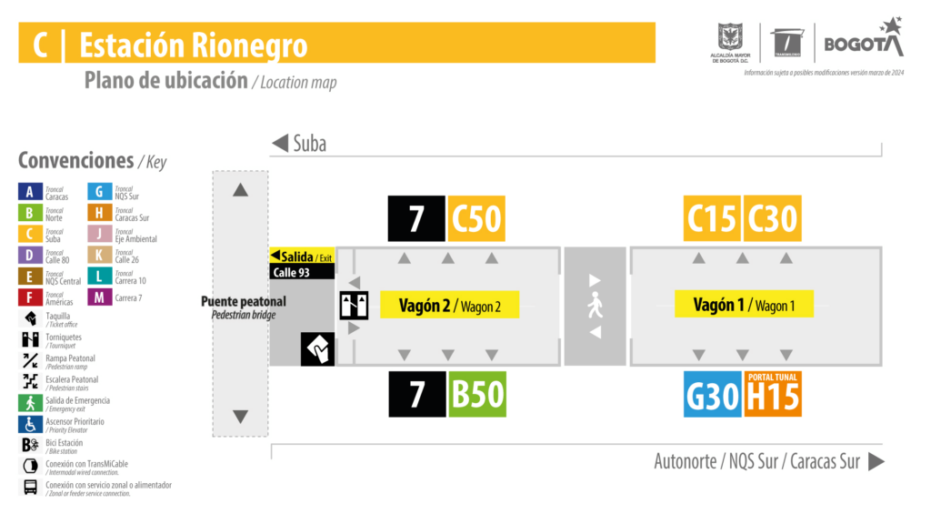 Estación Rionegro Transmilenio