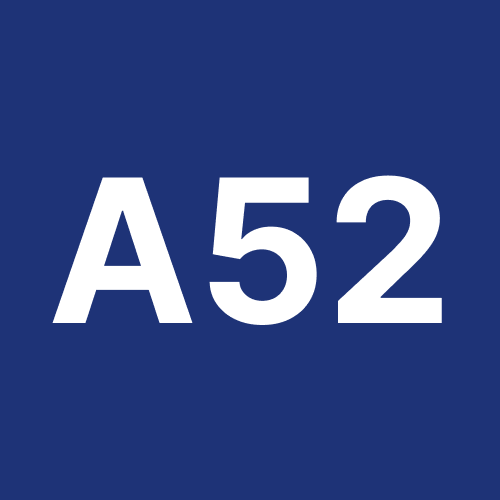 Tablero ruta A52 TransMilenio