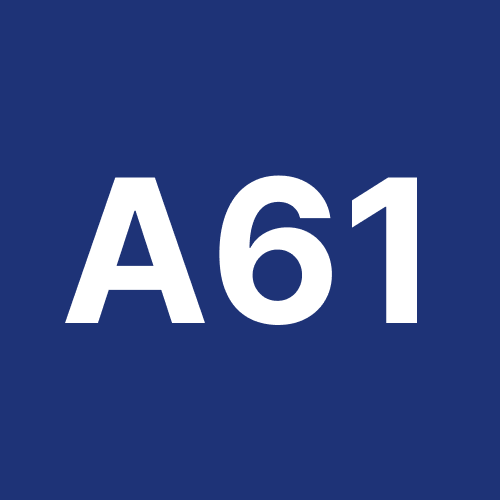 Tablero ruta A61 TransMilenio