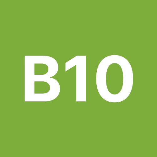 Tablero ruta B10 TransMilenio