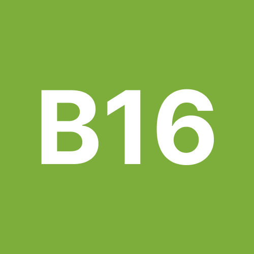 Tablero ruta B16 TransMilenio