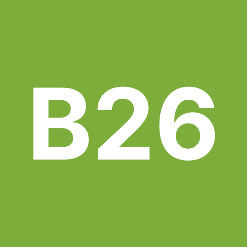 Tablero ruta B26 TransMilenio