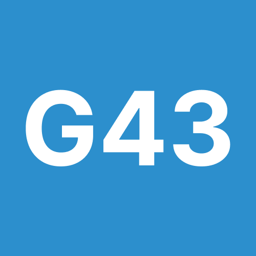 Tablero ruta G43 TransMilenio