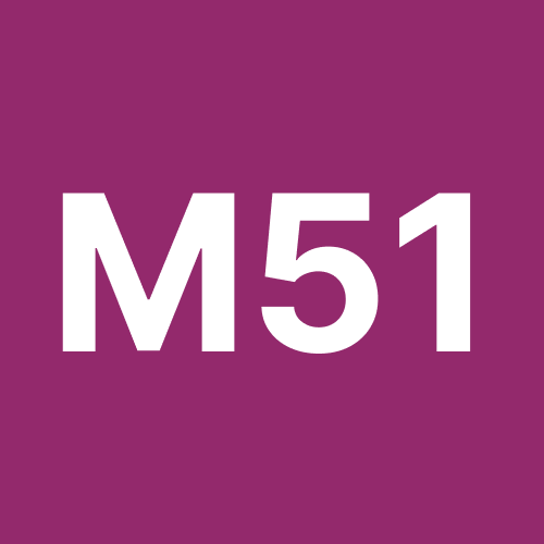 Tablero ruta M51 TransMilenio