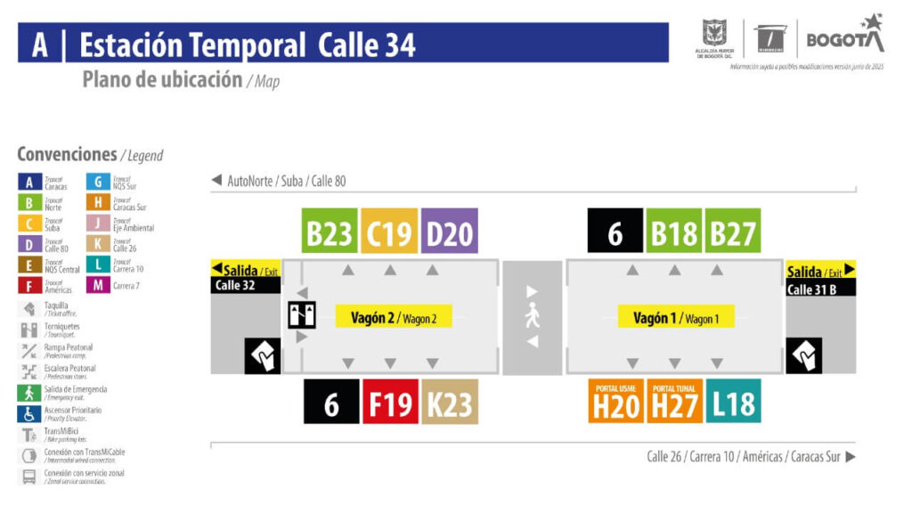 Estacion Temporal Calle 34 Transmilenio